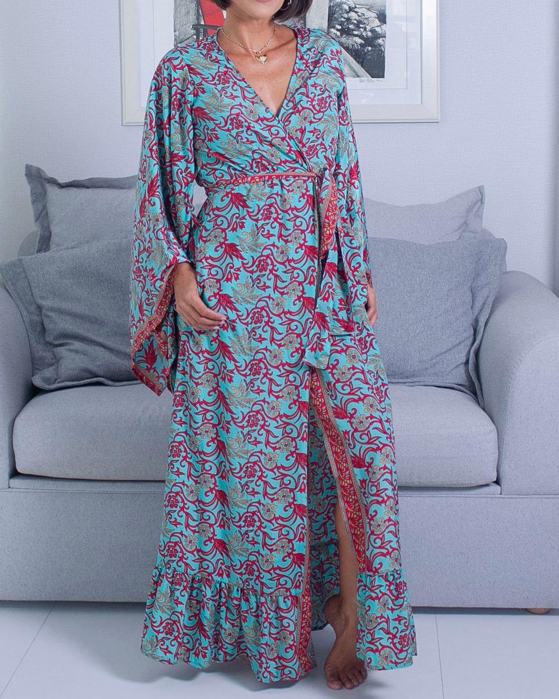 Kimono Lua Azul