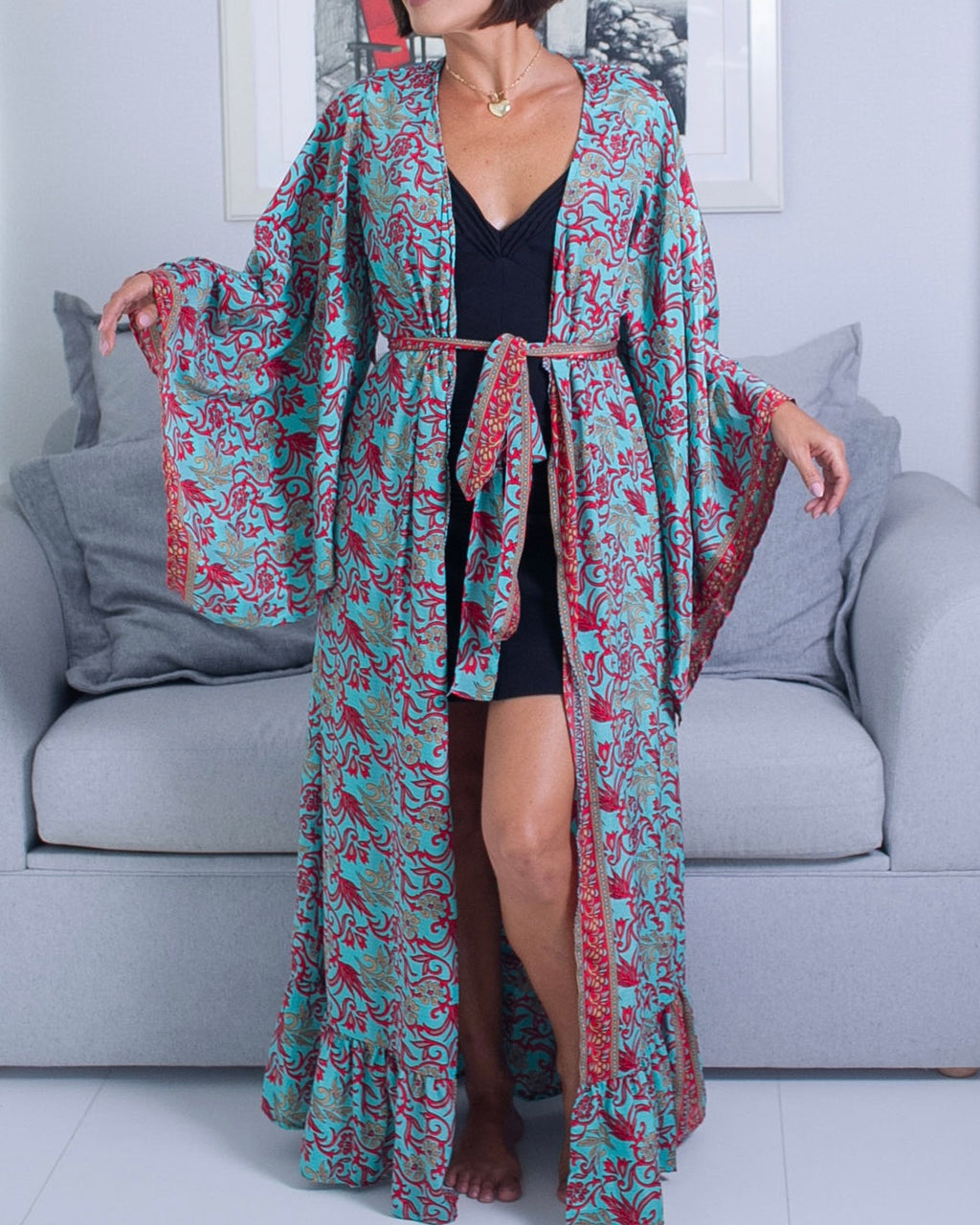 Kimono Lua Azul