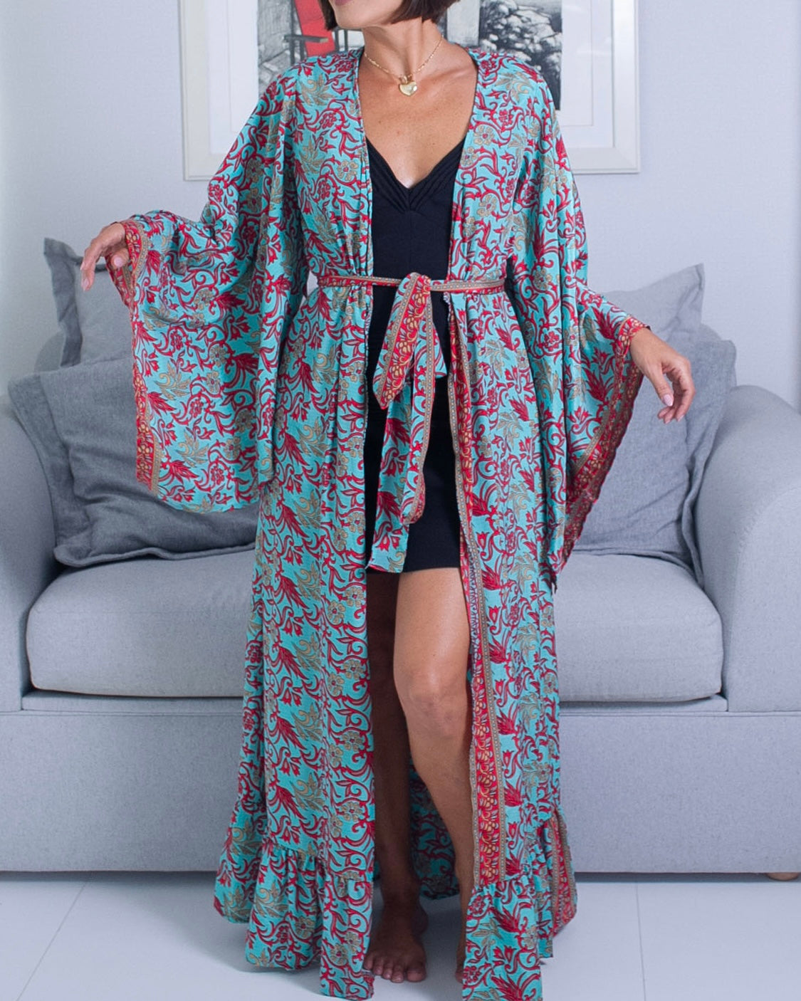 Kimono Lua Azul