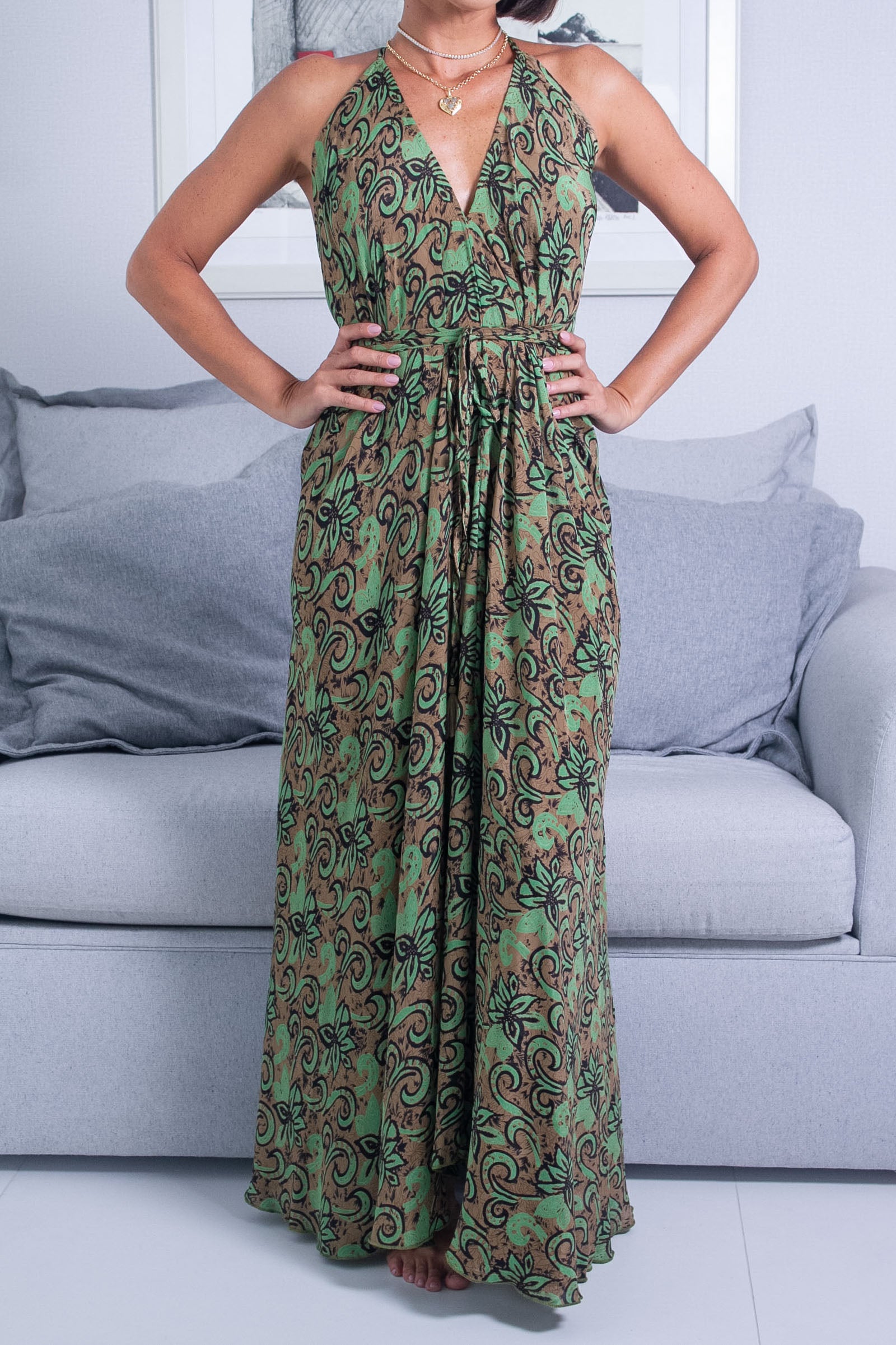 Vestido Mata verde