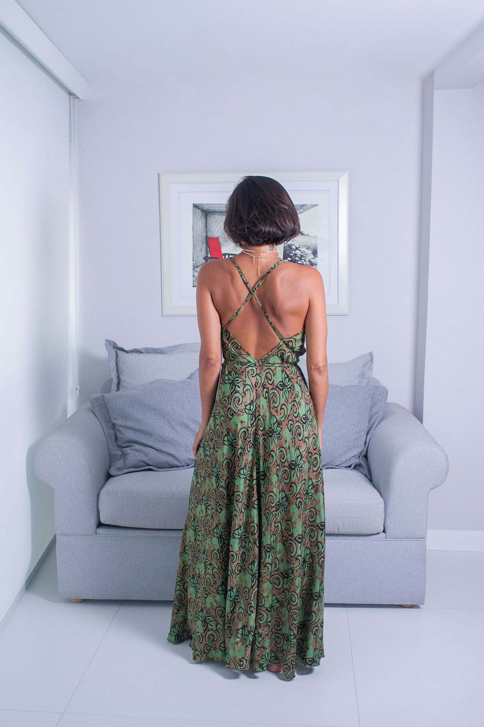 Vestido Mata verde
